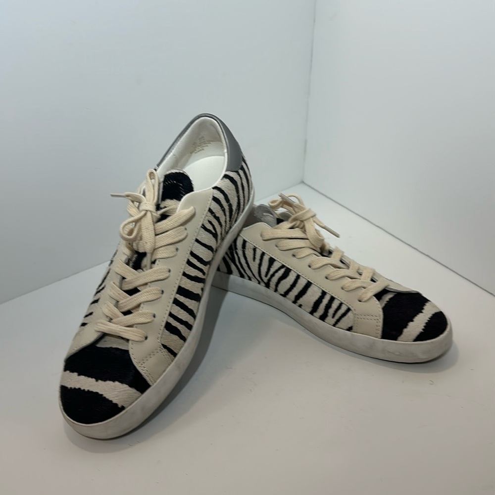 Sam Edelman zebra print cow hide shoes